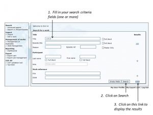 Quick search form